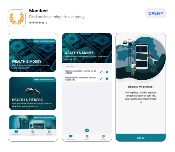 Manifest app